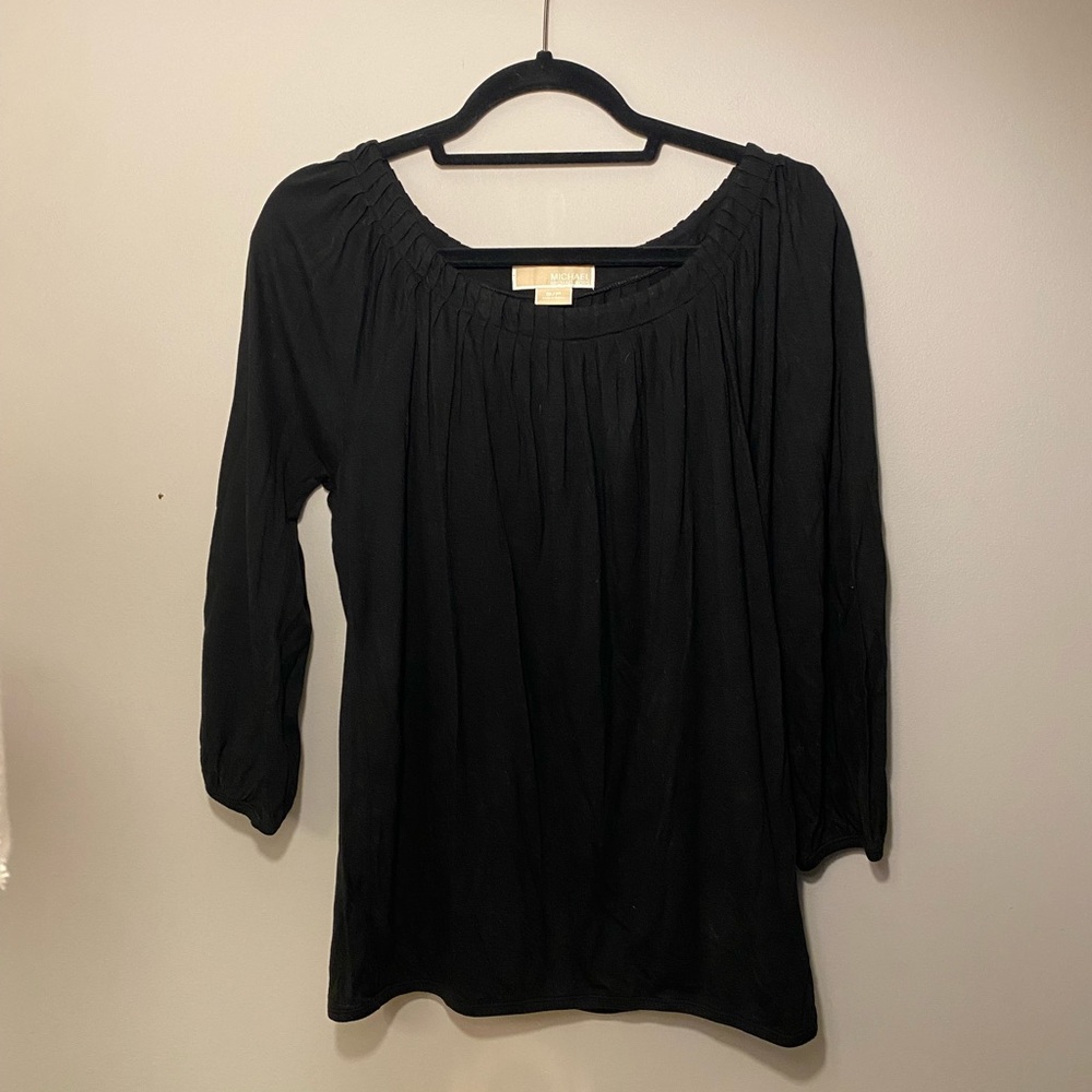 MICHAEL Michael Kors | Black 3/4 Sleeve Women’s Top